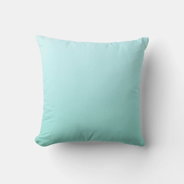 almohada azul de agua ligera (Anverso)