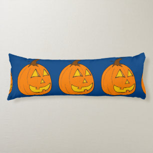 Almohada azul de Jack o' Lantern