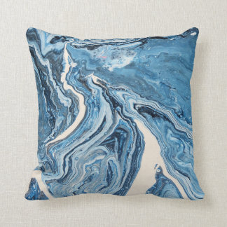 Almohada azul de la ágata