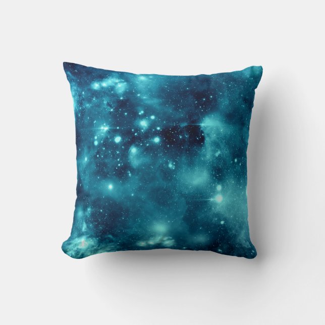 Almohada azul de la galaxia del espacio de la (Anverso)