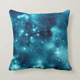 Almohada azul de la galaxia del espacio de la