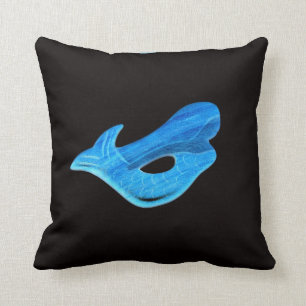 almohada azul de la sirena