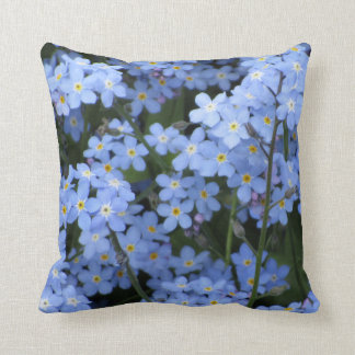 Almohada azul de las nomeolvides