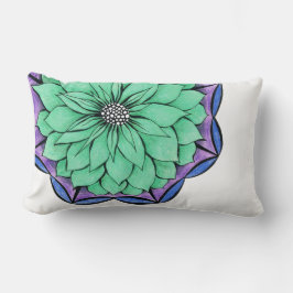 Almohada AZUL de Lubar del POINSETTIA