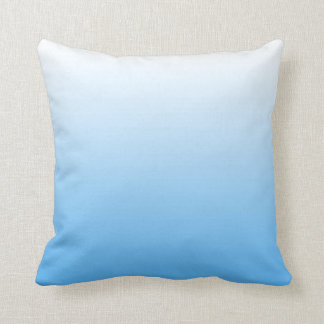 Almohada azul de Ombre