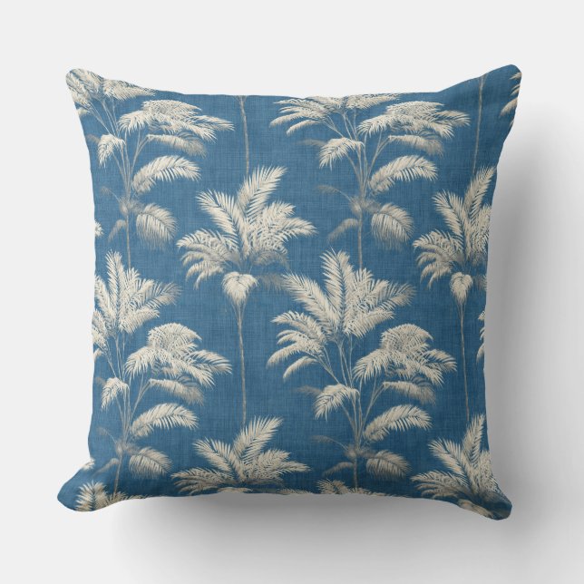 Almohada Azul de Palma (Anverso)