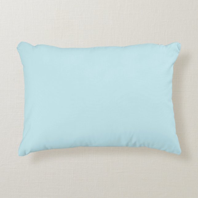 Almohada Azul de Parejas Kawaii Unicornio (Anverso)