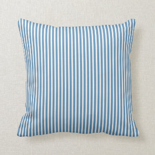 almohada azul del amortiguador del victorian de la