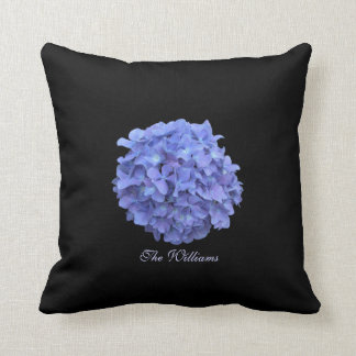 Almohada azul del flor de la flor del Hydrangea