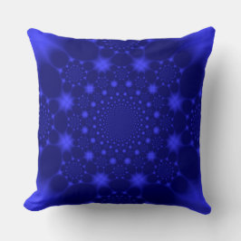 Almohada azul deslumbrante