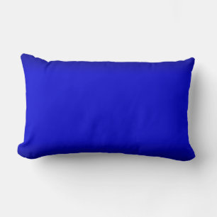 Almohada azul eléctrica sólida de Mojo del