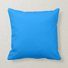almohada azul medio brillante
