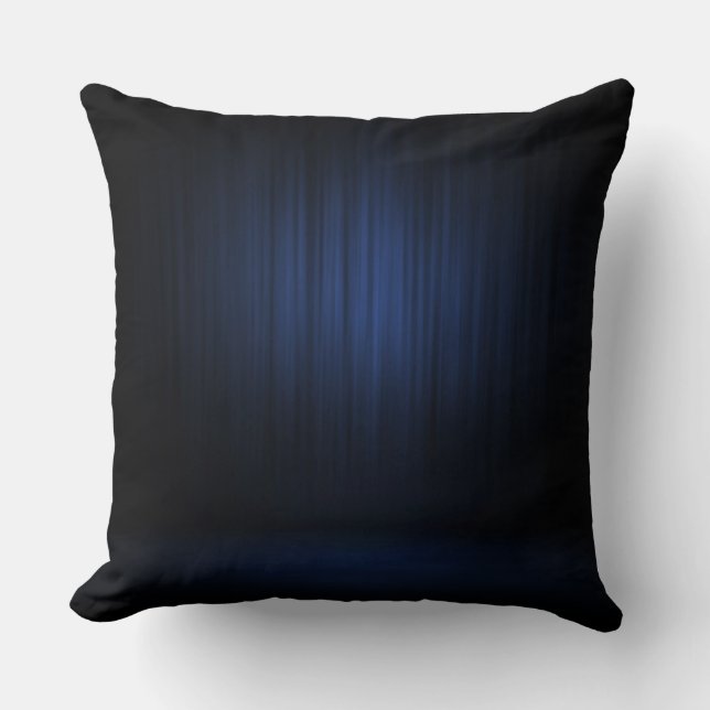 Almohada azul metálica (Anverso)