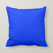 almohada azul primario brillante