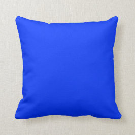 almohada azul primario brillante