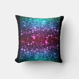 Almohada azul rosa morada