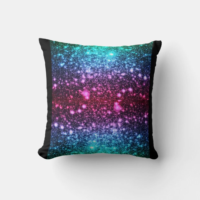 Almohada azul rosa morada (Anverso)