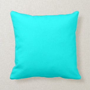 almohada azul verde azulada
