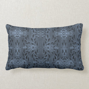 Almohada azul verde azulada monocromática del