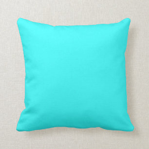 almohada azul verde azulada suave