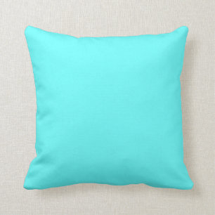 almohada azul verde azulado pastel de 2 tonos