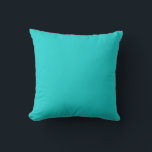almohada azul verde azulado sólido<br><div class="desc">almohada de color sólido Verde azulada. Para los que hay que morir: Gran Plantilla personalizado para el Cojín decorativo. Pilares personalizados. Personaliza con tu propio nombre, patrón, diseño, presupuesto, monograma o fotografía. Usa nuestras plantillas, ilustraciones, fotos, gráficos y ilustraciones geniales, luego agrega nombres, texto, citas y monogramas para crear tu...</div>