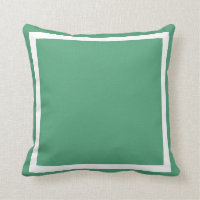 almohada azul verde claro medio sólido