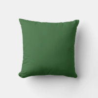 almohada azul verde verde liso de bosque medio sól