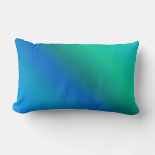 Almohada azul y Verde azulada