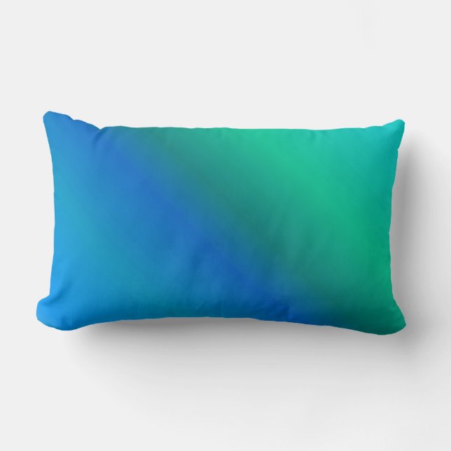Almohada azul y Verde azulada (Anverso)