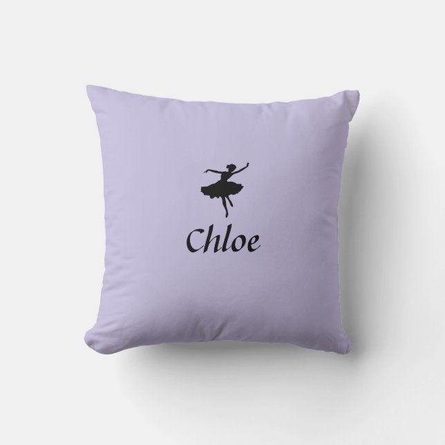 Almohada Ballerina de Lavanda Personalizada (Anverso)