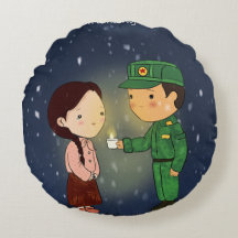 almohada basada en el tema de Kdrama