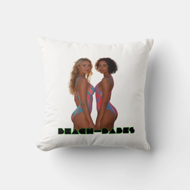 almohada Beach Babes (Anverso)
