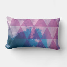 Almohada bebé nube ombre geométrica