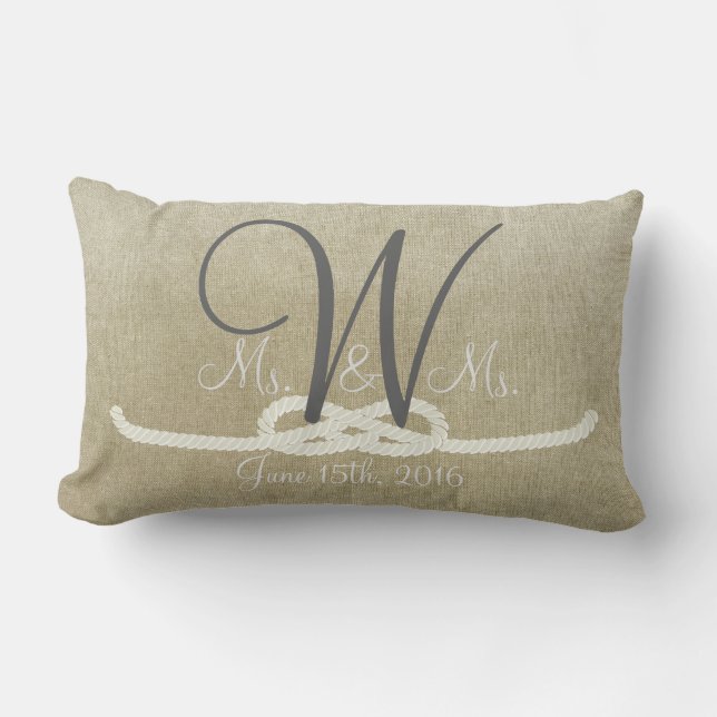 Almohada beige personalizada de la familia del (Anverso)