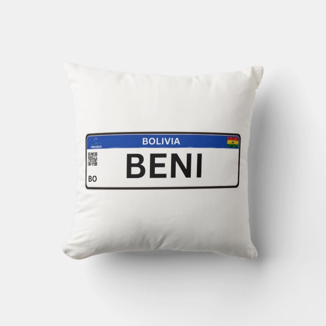 Almohada Beni Mercosur (Anverso)