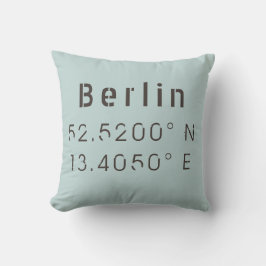 Almohada Berlín Longitud Latitud