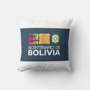 Almohada bicentenario de Bolivia