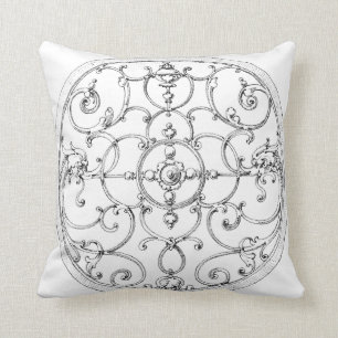 Almohada bilateral del medallón del hierro