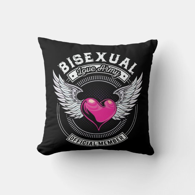 Almohada bisexual del ejército del amor (Anverso)