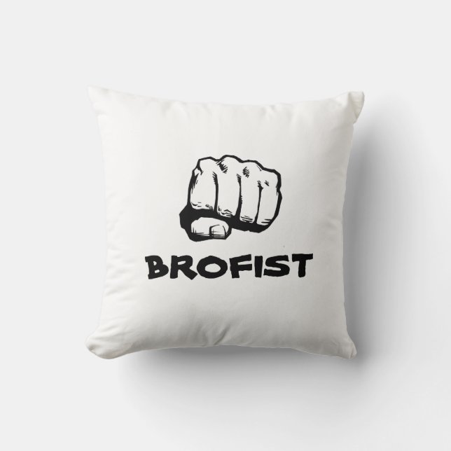 Almohada blanca de BROFIST (Anverso)