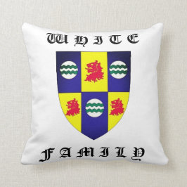 Almohada blanca de los descendientes de la familia