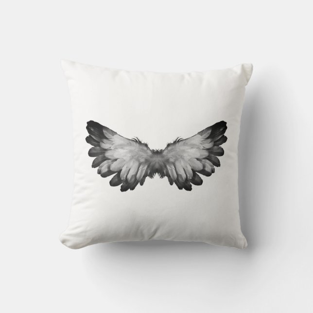 Almohada blanca del ala del ángel (Anverso)