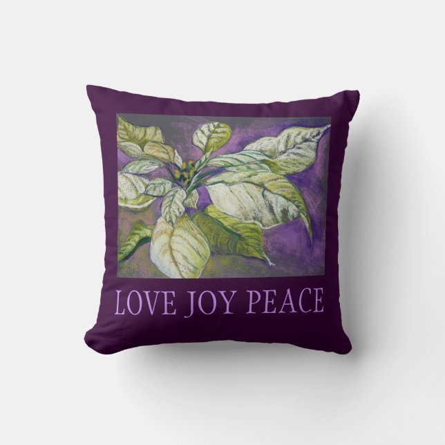 Almohada blanca del Bello Artes del día de fiesta (Anverso)