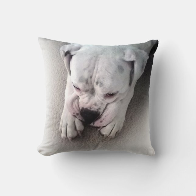 Almohada blanca del boxeador (Anverso)