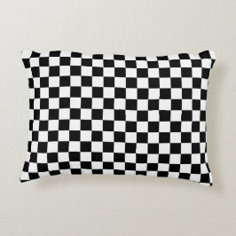 Almohada blanca del control del tablero de damas