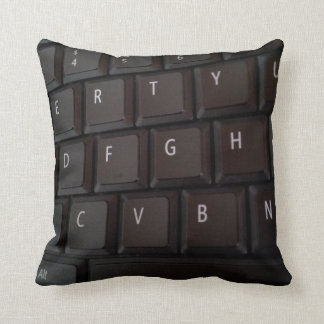 Almohada blanca negra del teclado
