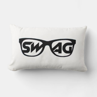 Almohada blanca y negra de 2 lados