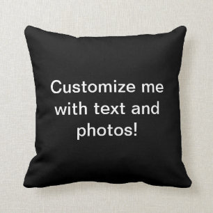 Almohada blanco y negro