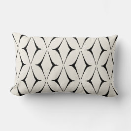 Almohada blanco y negro decorativa elegante